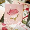 30Pcs Greeting Cards Valentines Day Gift Love Flower Postcard Set  for Her Valentines Day