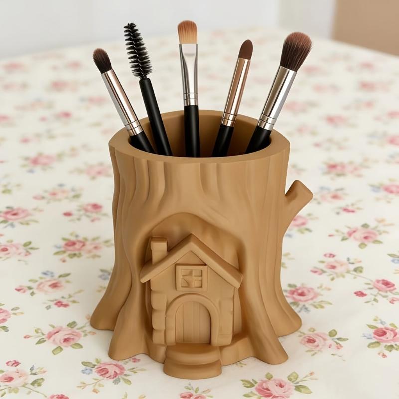 Flexible Tree Stump Cottage Mould For Concrete Planters And Decorative Box