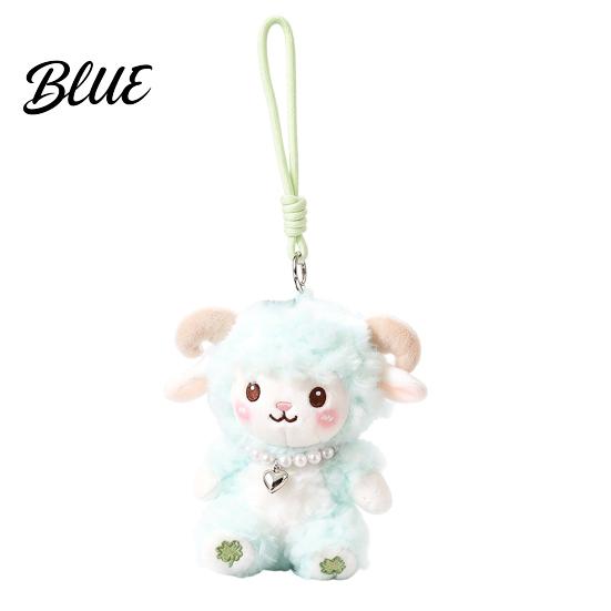 Soft Stuffed Sheep Toy Cute Plush Keychain Lamb Doll Pendant for Cartoon Backpack Handbag Kawaii Animal Charm Accessory Kids Adults Small