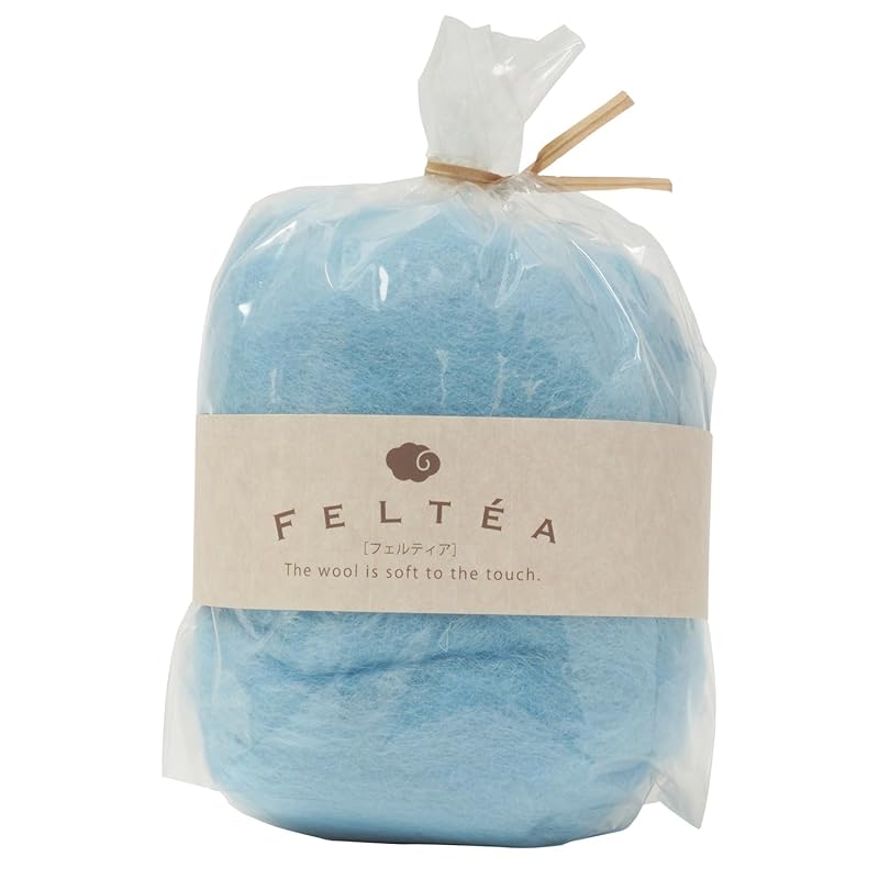 

сира вовна Feltea вовняний фетр 40 г (5. Блідо-блакитний)