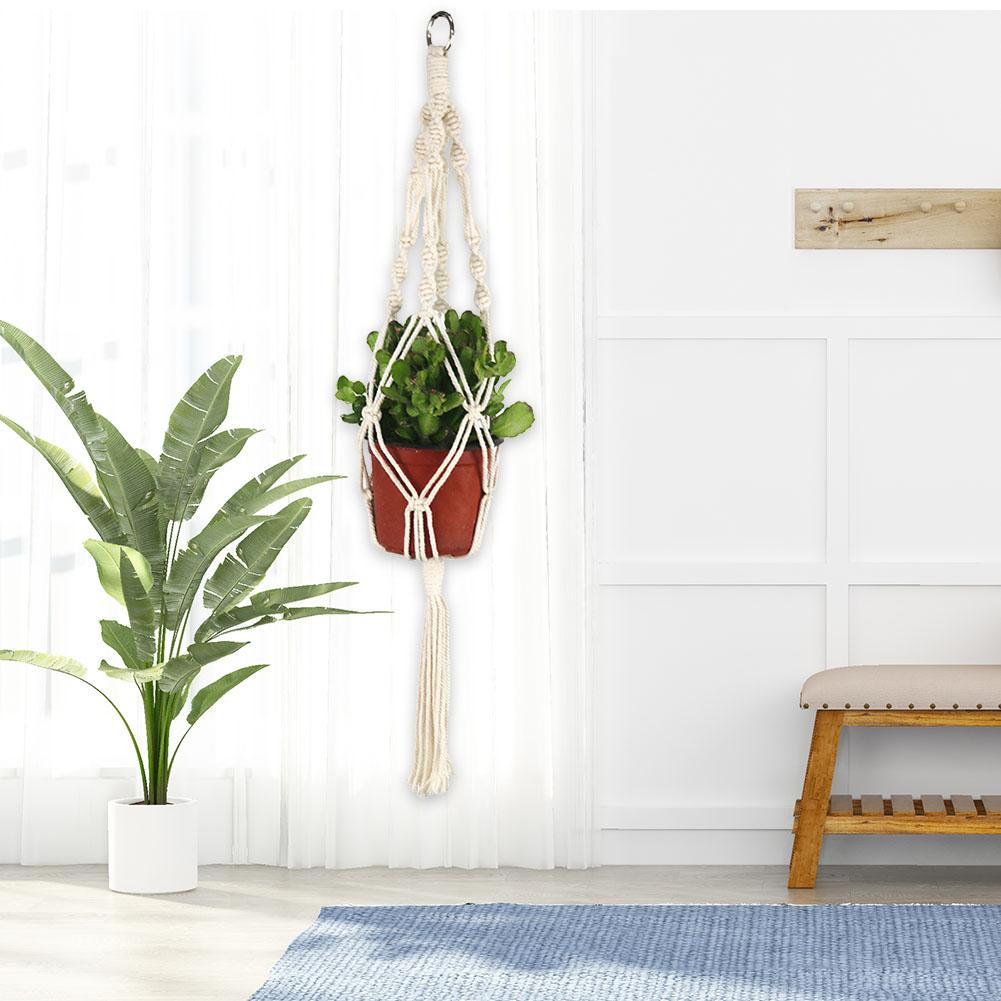 Macrame Handmade Plant Hanger Baskets Flower Pots Holder Balcony Decor