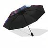 1pc Flaming Skull Artwork Umbrella with Plastic Handle,Suitable for All Seasons Home Travel Outdoor UmbrellaDD141