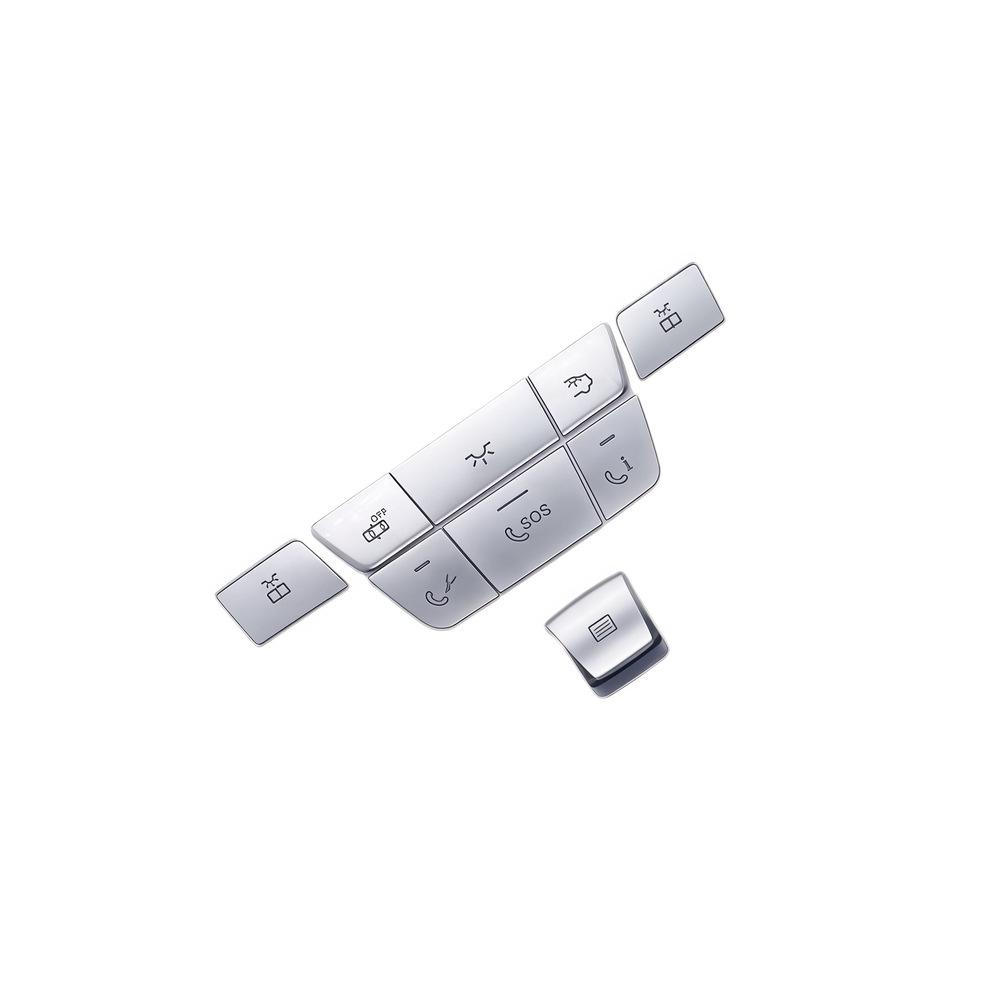 Für Mercedes Innenraum Dachknopf Aufkleber Stilvoller Dach Leseleuchte Aufkleber Innenraumleiste Keine Spezialwerkzeuge Erforderlich
