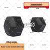 Tiger King Hex Rubber-Coated Dumbbell