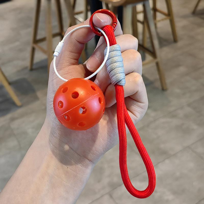 Cultural Creative Pickleball Keychain Ornament - Mini Pendant New Year Gift