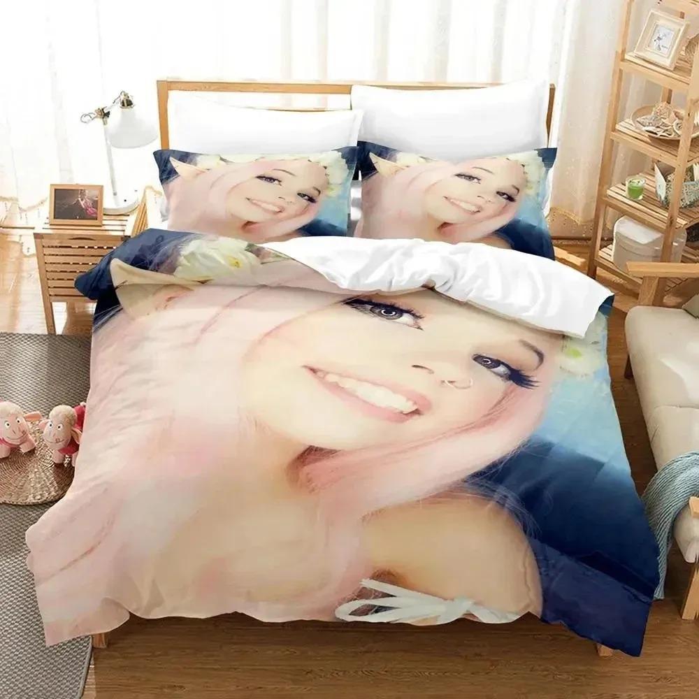 3D Print Belle Delphine Bedding Collection Duvet Cover Bed Collection Quilt Cover Pillowcase Comforter King Queen Size Boys Adult Bedding Collection