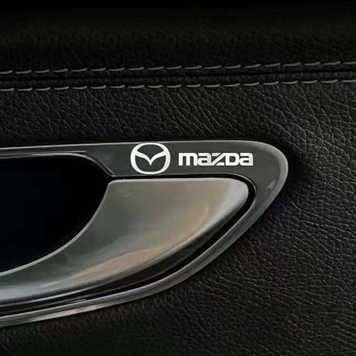 

BLOOPIC Наклейка Декаль на Автомобиль Mazda (10 шт) Декоративная наклейка с логотипом автомобиля Металлическая декоративная наклейка Термостойкая наклейка Украшение салона автомобиля Износо-