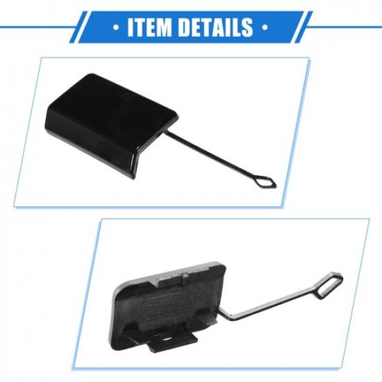 Car Tow Hook Eye Hole Cover Cap ONE  for Mercedes-Benz E550 Black Rear