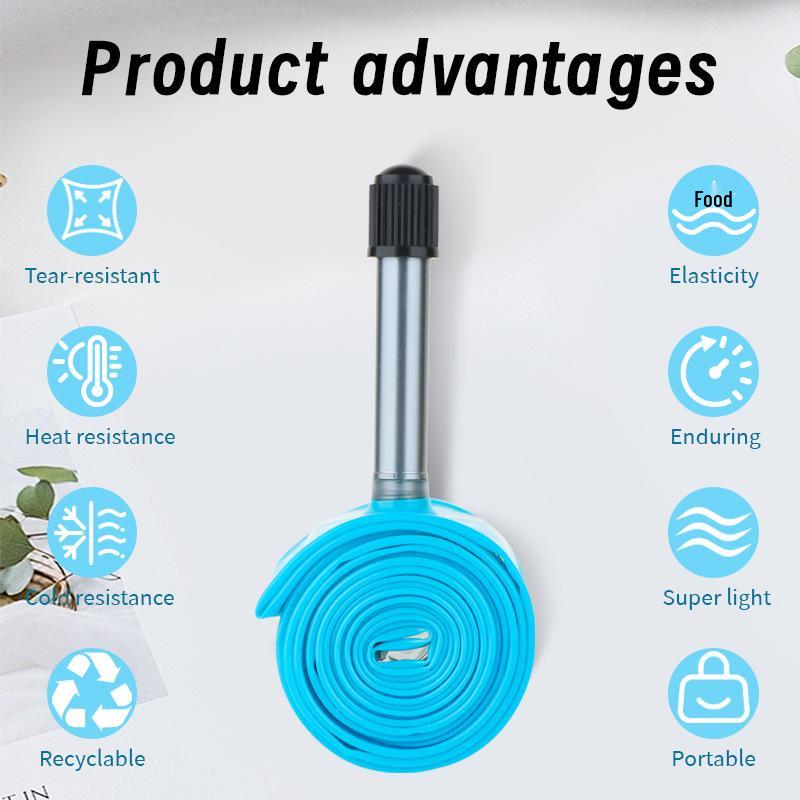 GUSTAVO BMX Folding Bike with TPU Inner Tube, 20x1.5/1.95 & 24x1.75/2.4, Schrader Valve 45mm