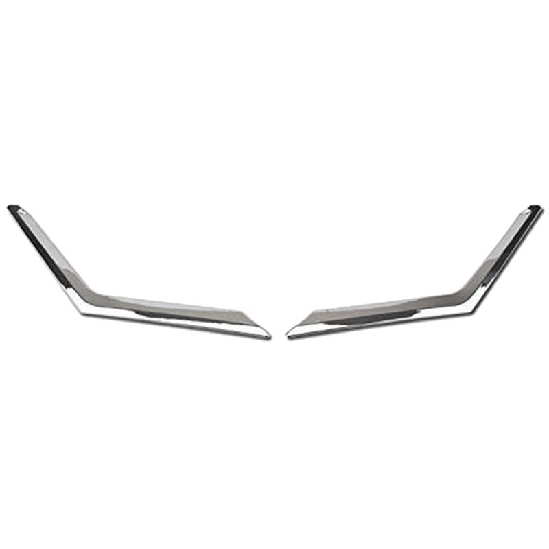 2Pcs Chrome Front Mesh Grille Grill Head Light Cover Trim For Nissan Rogue X-Trail T32 2014 2015 2016