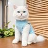 Pet Recovery Suit for Cats After Surgeries Protects Abdominal Area from Licking Features Tailored Opening for Male Cats