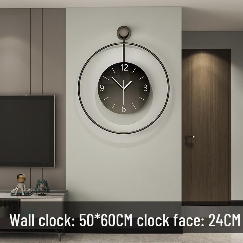 Luxury Silent Wall Clock: Modern, Stylish Timepiece for Living and Dining Rooms
