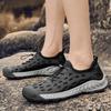 38-46 Summer Men's Large Handcrafted Mesh Breathable Hole Shoes Outdoor Casual Running Shoes Hiking Shoes
