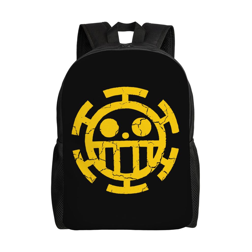 Best All Characters Anime Backpack for Men Women Student Work Daypack Pirate Flag One Piece College Shoulder Bag Lightweight