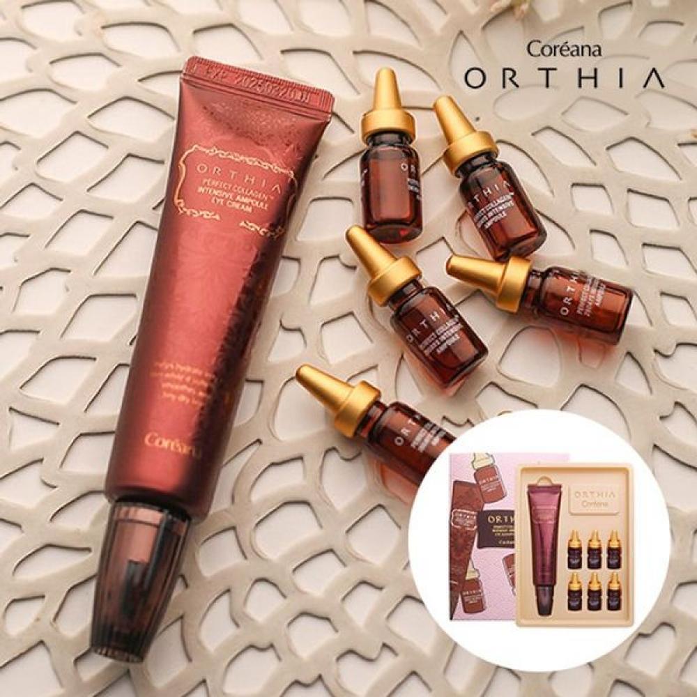 

[coreana] Orthia Collagen Eye Cream 30ml+ Ampoule 12ml Set [34948057] Eye Cream 30ml X1+Ampoule 2ml X 6