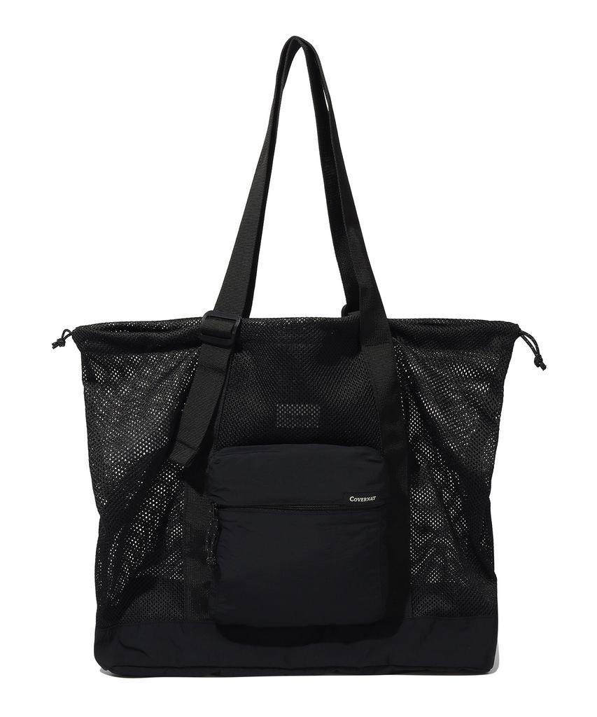 Covernat Mesh String Shoulder Bag Black