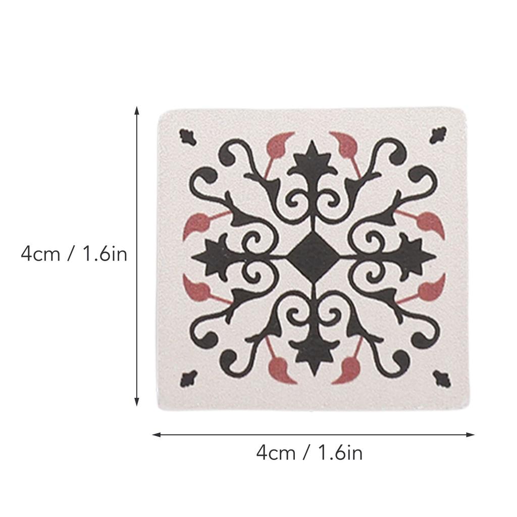 1: 12 Scale Dollhouse Flooring Tiles Wooden Mini Dollhouse Flooring Tiles Accessories for Home Decor 30 Piece