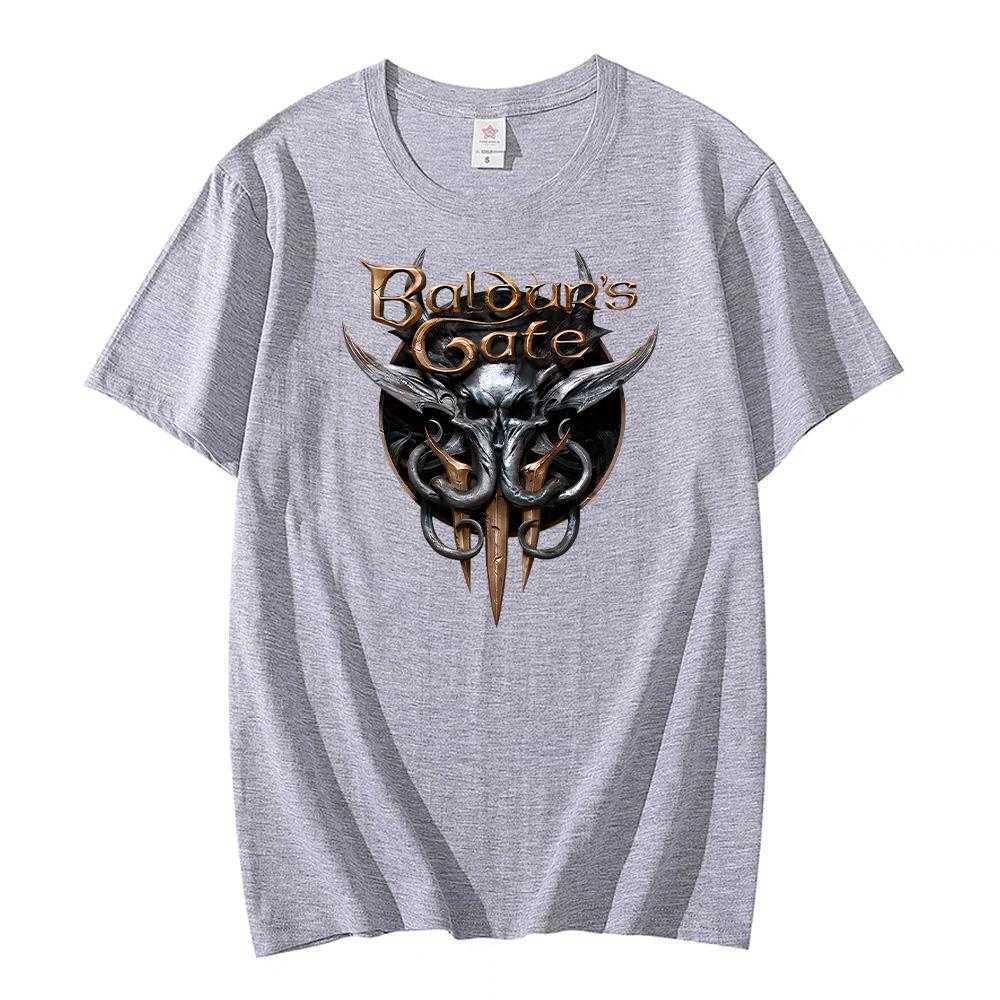 Baldurs Gate 3 The Final Patch T-shirts Baldurs Gate 3 Hot Game New Cotton Tshirts Summer Women Men Casual Breathable Tees Y2K