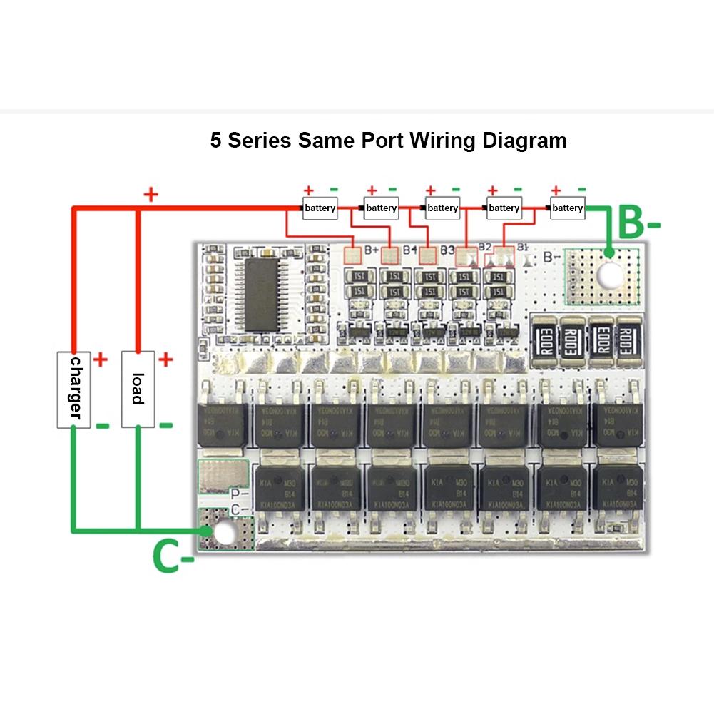 3S/4S/5S Li-ion Lmo Battery Protection Circuit Board Battery Balance Charging Board BMS 3.2V/3.7V Li-polymer Balance Charging