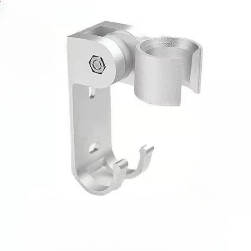 

Showerhead Holder, Showerhead Stand Adjustable, No Need for Drilling, Suction Cup Type Multi-functional Base, Perforated Throne Perforated single hook