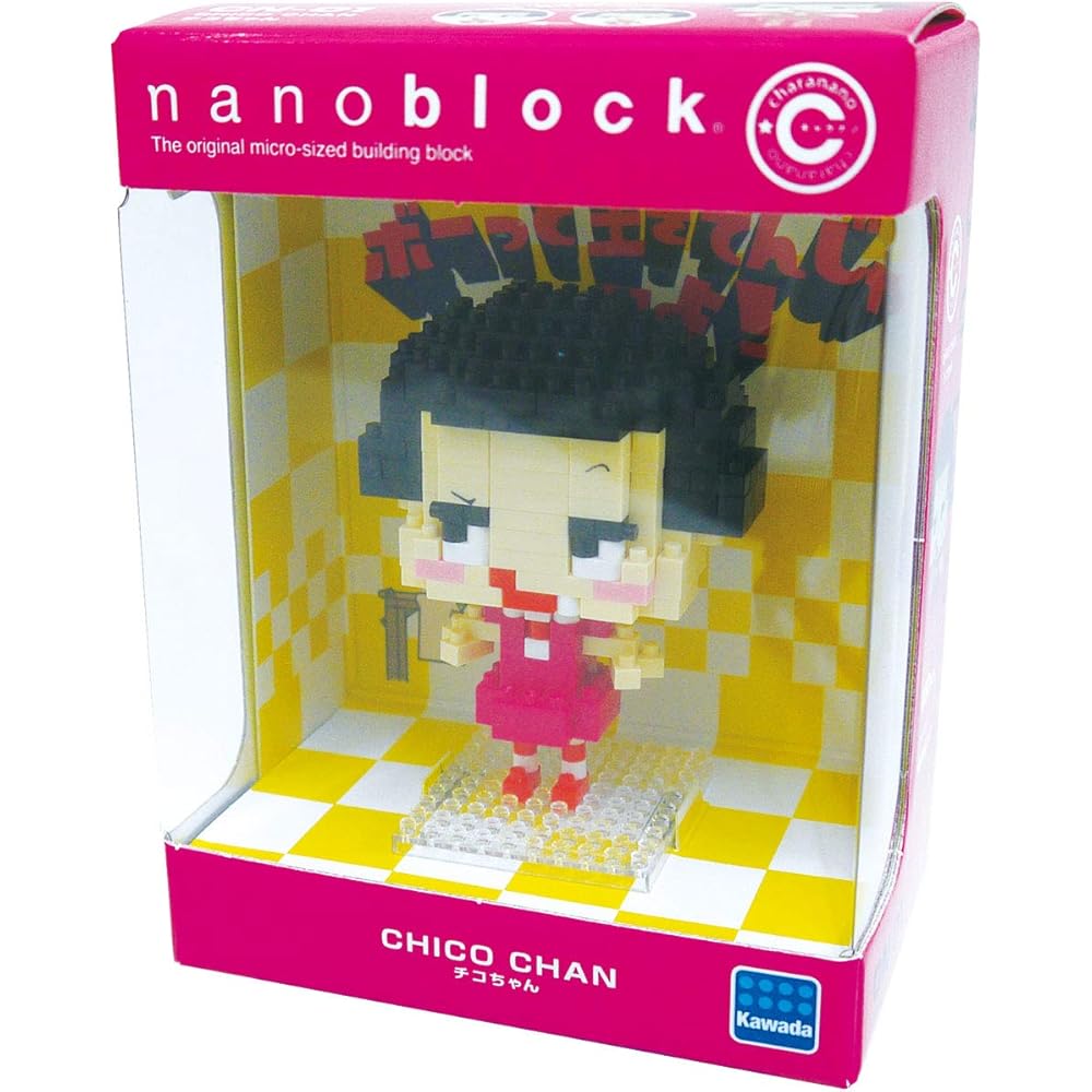 Kawada Nanoblock Charanano Chiko-chan Figure CN-01 Collectible Toy Building Block Set