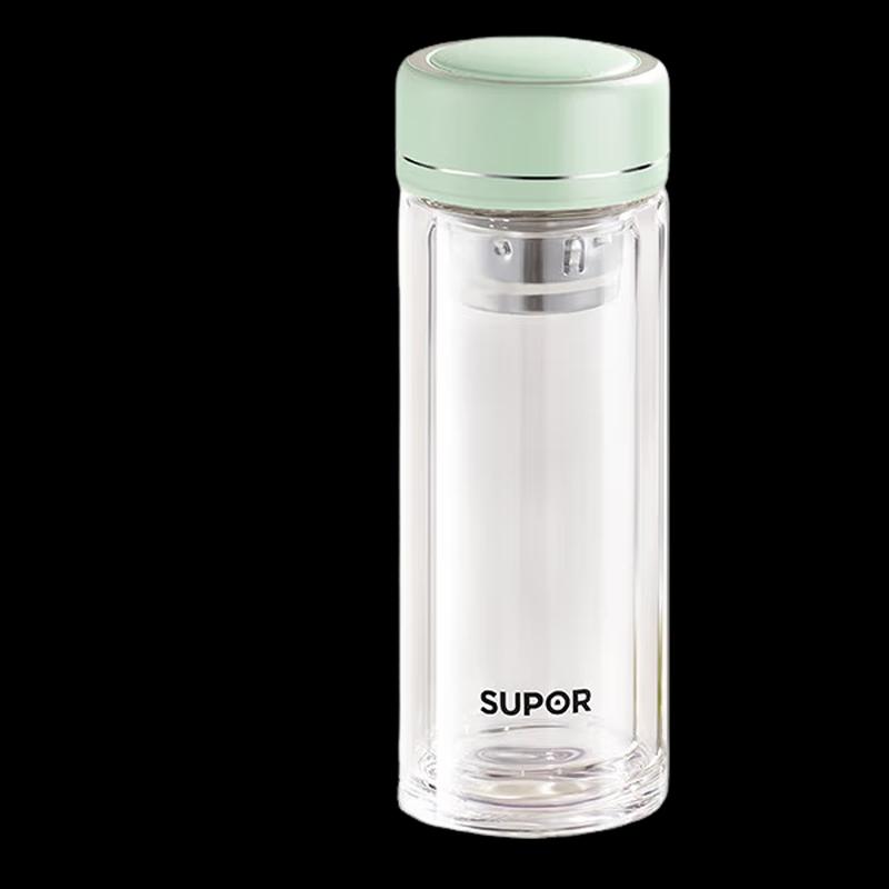 Supor 180ML Double-Layer Borosilicate Glass Tea Cup