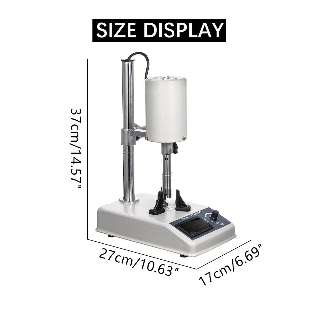 185W Adjustable High Speed Homogenizer Processor Disperser Dispersion Laboratory Mixer Paint Ink Dispersion Machine 220V 50Hz