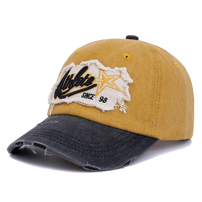 

Hot Sale Unisex Baseball Cap Embroidery ATHLETE Dad Hat For Women Men Outdoor Washed Cotton Cap 56cm-60cm