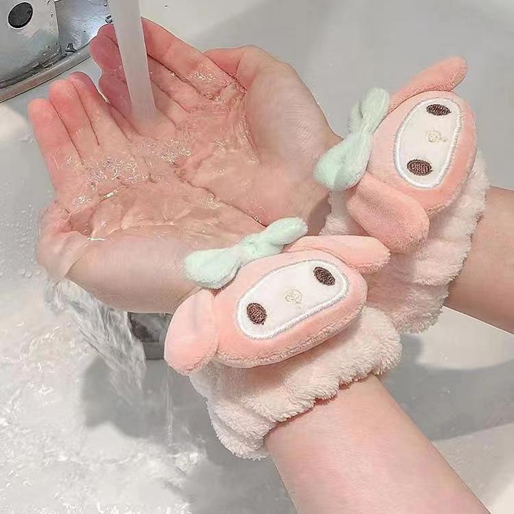 Wodoodporna opaska na włosy i wodoodporna opaska na nadgarstek My Melody - zestaw