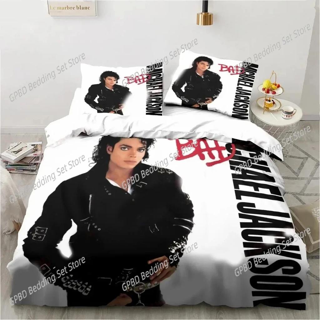 Comforter 3D Printing Michael Jackson Bedding Set Bedroom Soft Modern S Comefortable Kids And