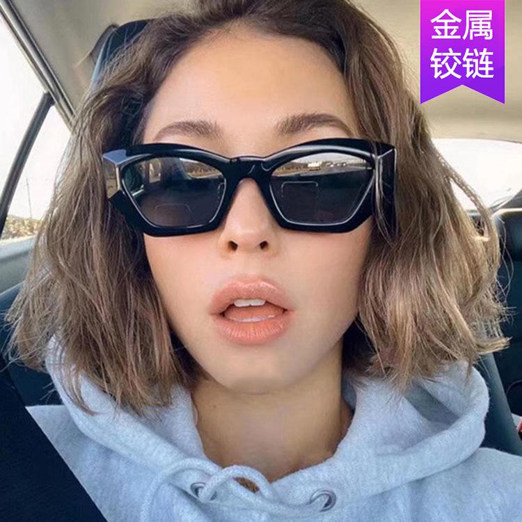 European and American personality irregular sunglasses new fashion retro sunglasses trendy catwalk street shooting versatile too