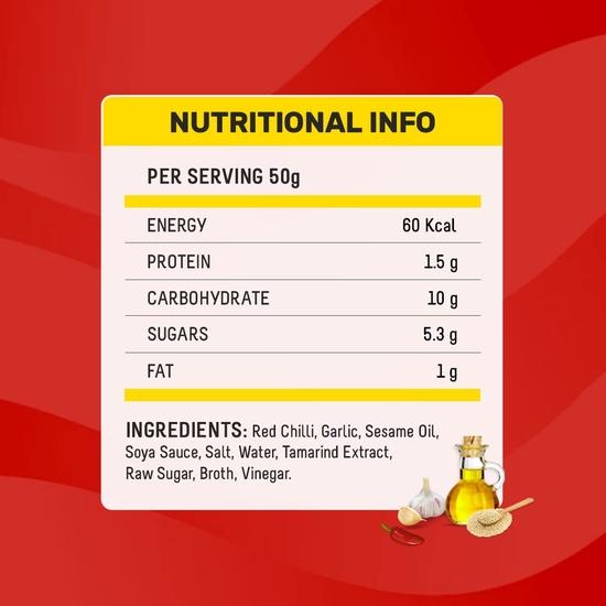 MasterChow Chilli Garlic Stir Fry Cooking Sauce (220 gm) | Medium Spicy | Serves 4-5 Meals | Bang Bang Sauce