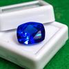 Royal Blue Sapphire Natural 8-10 Ct Cushion Cut Stunning Certified Gemstone