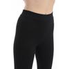 Gerippte Lycra-Leggings mit spanischem Bein und hoher Taille