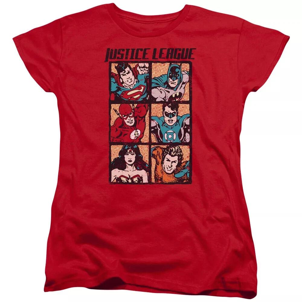 

Justice League Of America Rough Panels Women s T-Shirt 4XL