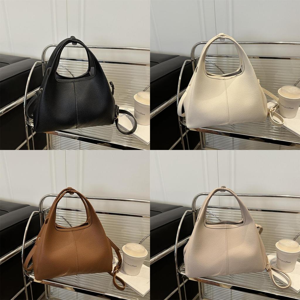 Water Bucket Bag For Women Pu Material Small Shoulder Daily Use