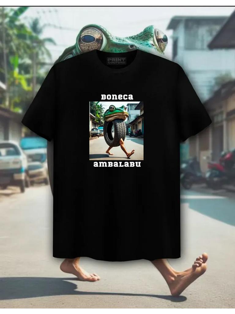 T-shirt with the Boneca Ambalabu Meme Print