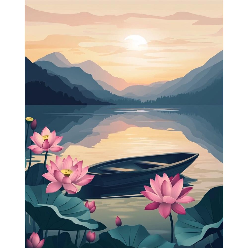 Diamond Painting 5D Diamond Mosaic Landscape Scenery Kits Embroidery Diamond Art Kit Needle Arts Craft Home Decoration