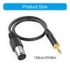 Heavy Duty 3.5mm Male To XLRs Balanced Sound Cable With Metal Shell For Phantoms Power Microphones