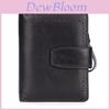 Leather Wallet With Zipper Short Card Holder For Women Daily Use