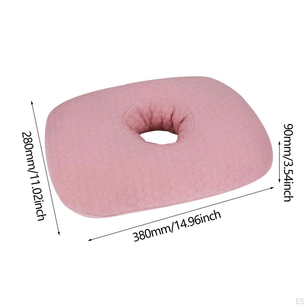 Ear Piercing Pillow Support Breathable Guard Protector Removable Cover Head Neck with A