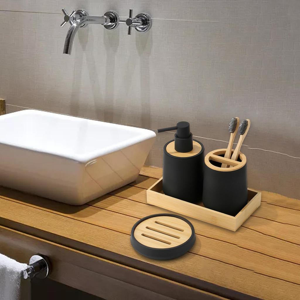 4Pcs Bathroom Accessories Set Decor for Homes, Office Modern Design