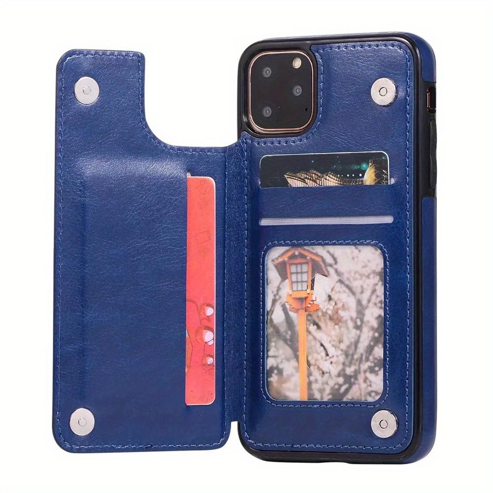 Leather Wallet Case For IPhone 14/13/12/11/Pro Max/Mini/XR/X/XS Max/8/7/6S/6 Plus/SE2/SE3/2022/2020 - Card Holder & Flip Back Cover