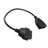 Professional Auto Diagnostic Connector Cable for 12Pin Male to OBD 16Pin Female Adapter