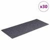 VidaXL Self-adhesive Stair Treads 30 Pieces 60 X 25 Cm Light Grey Rectangular 3365706
