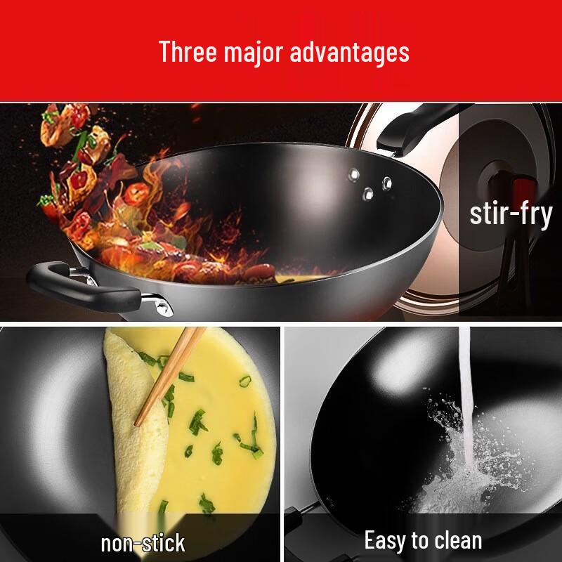 COOKER KING Cast Iron Wok