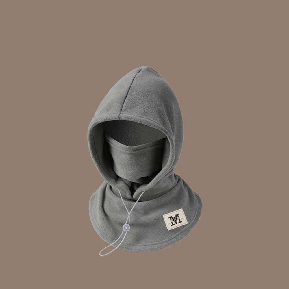 Warmere Kap met Trekkoord Winter Pullovermuts Mode Fleece Balaclava Hoed Wandelen