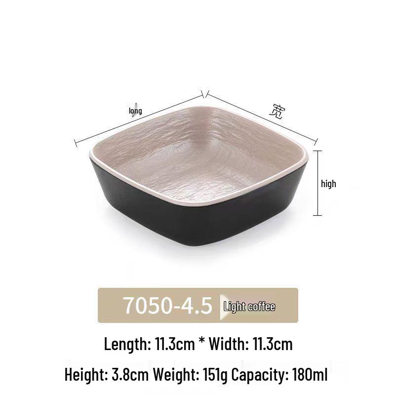 Melamine Japanese Conical Hat Bowl - Large Plastic Soup, Rice, and Noodle Bowl