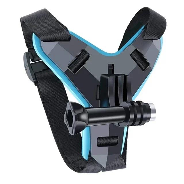 

Rock-Solid Footage, Zero Distraction. Low-Profile Chin Mount Keeps Your Camera Secure at Any Speed. синий