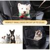 Dog Car Seat, Travel Pe-Style Dog Booster Seat, Breathable Dog Car Seat, with Adjustable Seat Belt Design